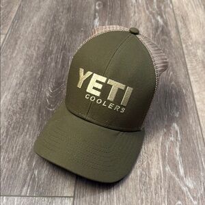 Yeti Olive and Tan Mesh Cap